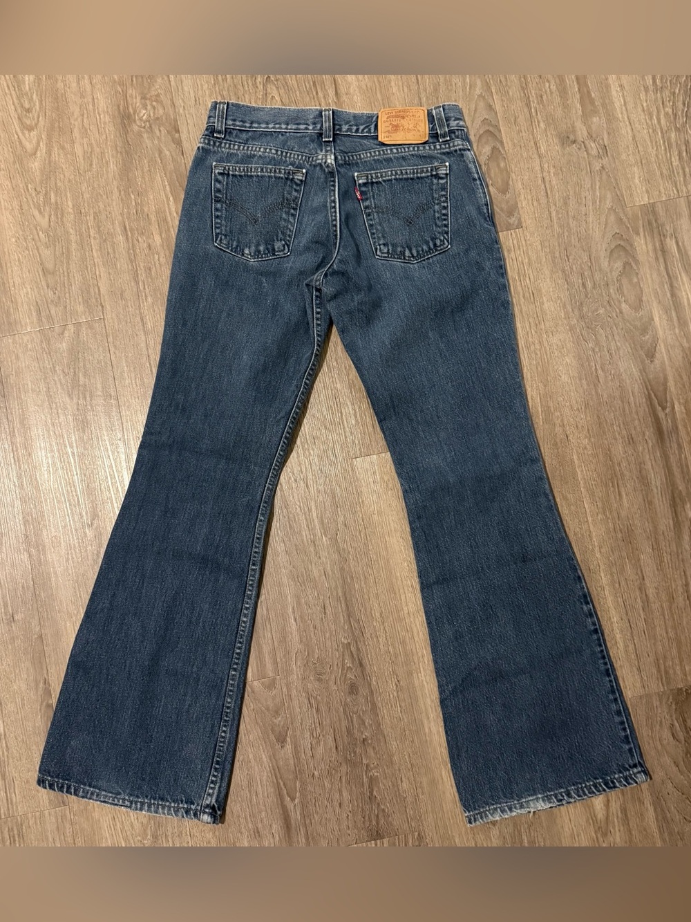 Vintage Levi’s 514 Y2K USA Super Low Flare Jeans Women’s Streetwear Casual 29x31